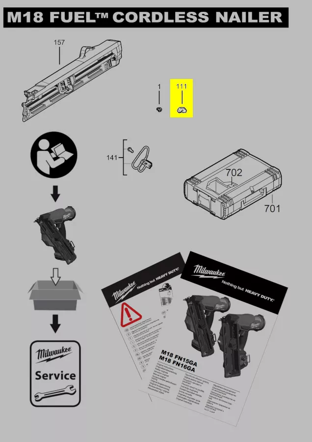 cache protection cloueur réf. 4931480255 Milwaukee